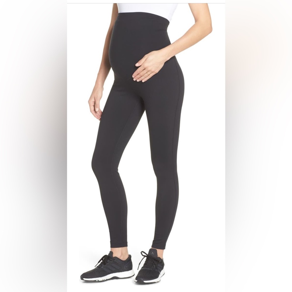 Zella Mamasana Live In Maternity Ankle Leggings in Black